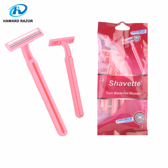 Twin Blade Personal Care Disposable Razor for Men