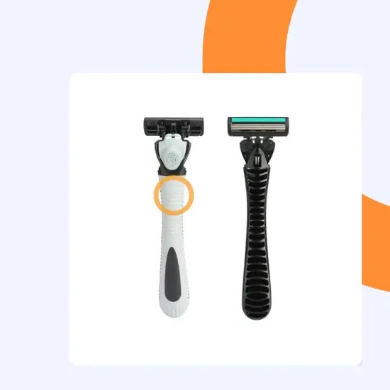 D335L Wholesale Price Three Swedish Stainless Steel Shaving Blade Disposable Men&prime; S Razor