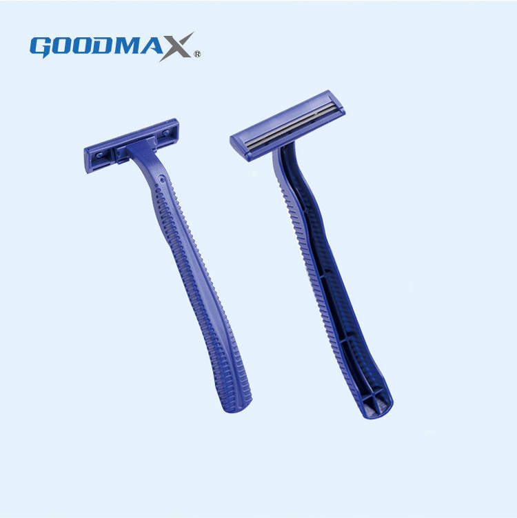 Disposable Safety Razor with Twin Stainless Steel Blade for Man